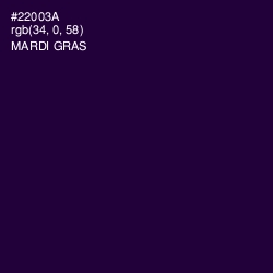 #22003A - Mardi Gras Color Image